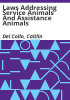 Laws_addressing_service_animals_and_assistance_animals