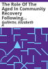 The_role_of_the_aged_in_community_recovery_following_Hurricane_Andrew