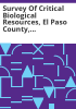 Survey_of_critical_biological_resources__El_Paso_County__Colorado
