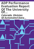 ADP_performance_evaluation_report_of_the_University_of_Southern_Colorado_data_processing_activities
