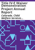 Title_IV-E_waiver_demonstration_project_annual_report