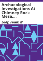 Archaeological_investigations_at_Chimney_Rock_Mesa__1970-1972