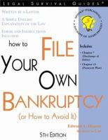 How_to_file_your_own_bankruptcy