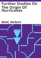 Further_studies_on_the_origin_of_hurricanes