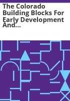 The_Colorado_building_blocks_for_early_development_and_learning
