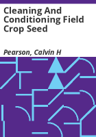Cleaning_and_conditioning_field_crop_seed