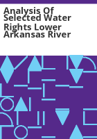 Analysis_of_selected_water_rights_lower_Arkansas_River