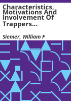 Characteristics__motivations_and_involvement_of_trappers_in_New_York