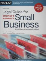 The_legal_guide_for_starting___running_a_small_business