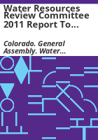 Water_Resources_Review_Committee_2011_report_to_Legislative_Council