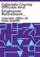 Colorado_County_Officials_and_Employees_Retirement_Association_performance_audit