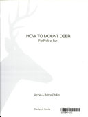 How_to_mount_deer_for_profit_or_fun