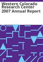 Western_Colorado_Research_Center_2007_annual_report