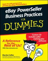 eBay_PowerSeller_practices_for_dummies