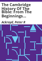 The_Cambridge_history_of_the_Bible