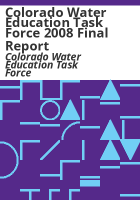 Colorado_Water_Education_Task_Force_2008_final_report
